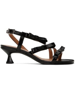 【関税込み】GANNI ブラック Big Bow ハイヒール サンダル Ganni ブラック Big Bow ハイヒール サンダル ブラック | Lyst