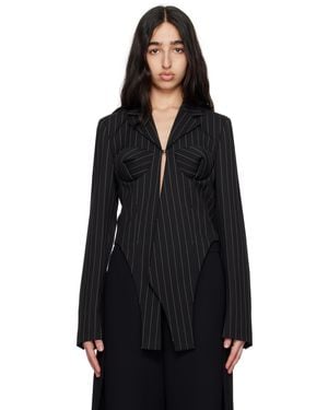 Jean Paul Gaultier ブラック 'The Corset Suit' テーラードジャケット