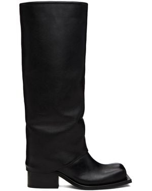 FIDAN NOVRUZOVA ブラックHavva Chunky Heel トラウザー ブーツ