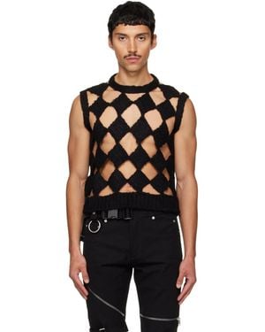 Rick Owens Tower Sarutanya Tank Top - Black