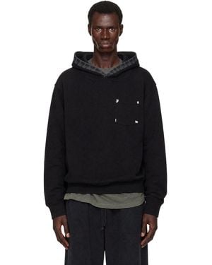 Palm Angels Palm Rib Loose Hoodie - Black
