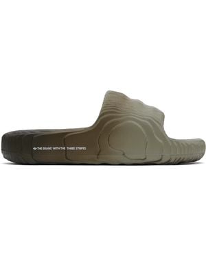 adidas Originals Sandales À Enfiler Adilette 22 Grises - Noir