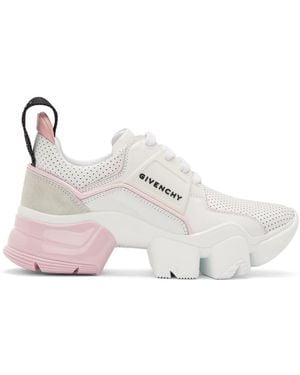 Givenchy Baskets roses et blanches Basse Jaw