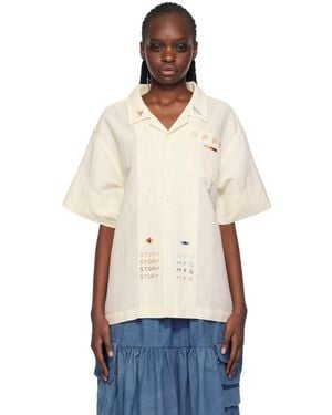 STORY mfg. Greetings Shirt - Blue