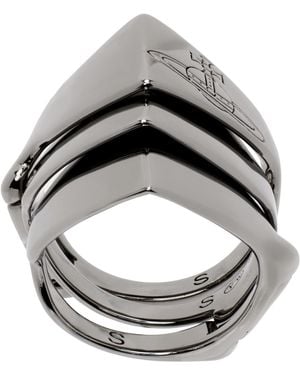 Vivienne Westwood Knuckleduster Ring - Metallic