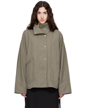 TOTEME Taupe Summer Parachute Jacket - Brown