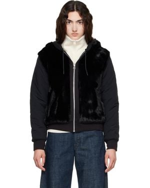 Mackage Gwendal Reversible Faux-Fur Hoodie - Black