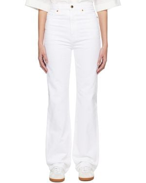 KHAITE 'the Danielle' Jeans - White
