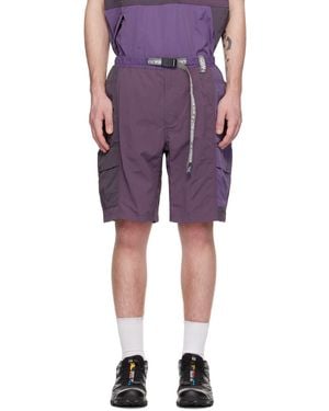 and wander Gramicci Edition Shorts - Purple