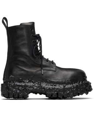 A Diciannoveventitre Octa Combat Boots - Black