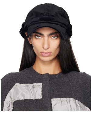 OPEN YY Casquette Noire Avec Armature