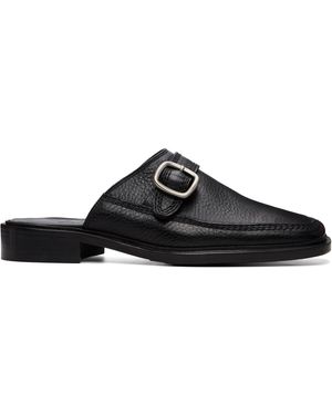 Hereu Bernat Mule Loafers - Black