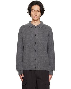Wynn Hamlyn グレー ボタン カーディガン