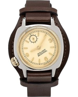 TAKAHIROMIYASHITA TheSoloist. Vague Watch Co. Edition Coussin Watch - Black