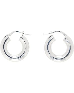 Sophie Buhai Tiny Everyday Hoop Earrings - Metallic