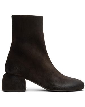 Marsèll Basata Suede Ankle Boots - Black