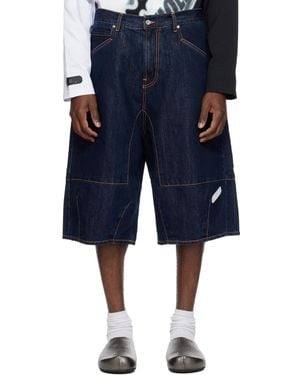 PDF Positano Denim Shorts - Blue