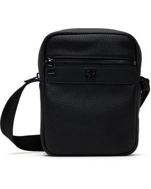 HUGO Logo Hardware Faux-Leather Bag - Black