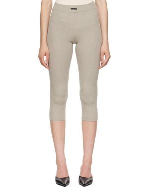 Fear Of God Rib Knit Capri Leggings - Natural