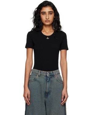 Vivienne Westwood Cap Sleeve Bodysuit - Black