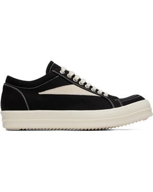 Rick Owens Tower Vintage Sneaks Trainers - Black