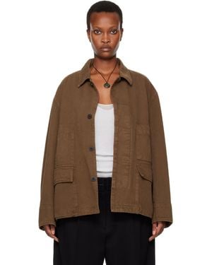 LE17SEPTEMBRE Field Denim Jacket - Brown