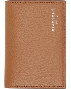 Givenchy Tan Flap Card Holder - Brown