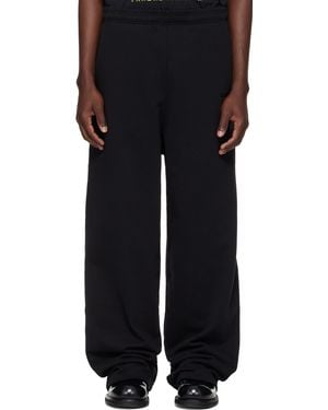 Vetements Logo Baggy Sweatpants - Black