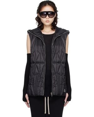Rick Owens Moncler + Geocamo Ziplock Down Vest - Black
