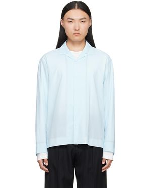 Veilance Chemise À Manches Longues Cusec Bleue