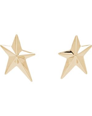 Mugler Star Earrings - Black