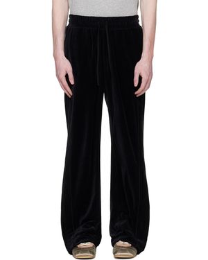 Commission Shift Velvet Track Trousers - Black