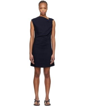 MSGM Twisted Minidress - Black