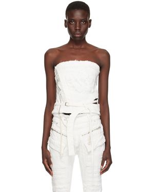 OTTOLINGER Belt Denim Tank Top - Black