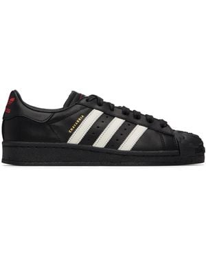 Willy Chavarria Adidas Originals Edition Chavarria Superstar Sneakers - Black