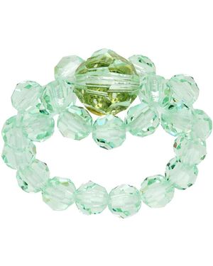 Simone Rocha Daisy Solo Ring - Green