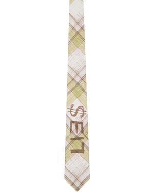 Vivienne Westwood 7Cm 'Lies' Tie - Metallic