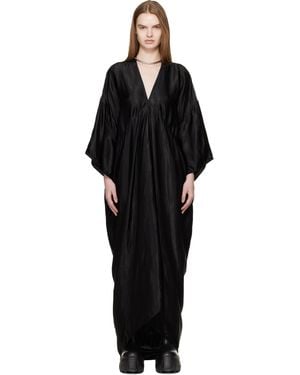 Rick Owens Temple Tommykite Maxi Dress - Black