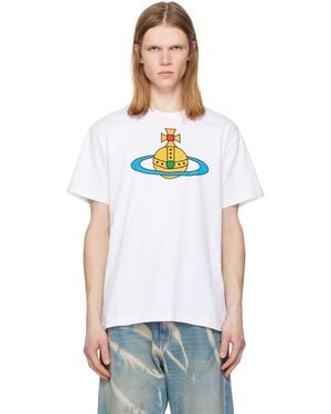 Vivienne Westwood Oversized Orb Classic T-Shirt - White