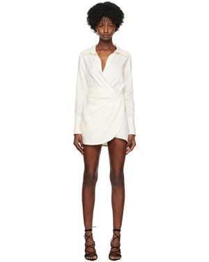 GAUGE81 Off-white Puno Minidress - Black