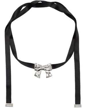 NUMBERING #5756 Necklace - Black