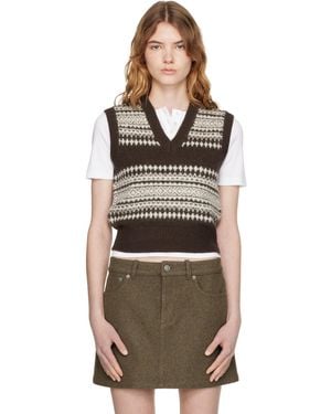 A.P.C. Wool Sweater Vest - Multicolor