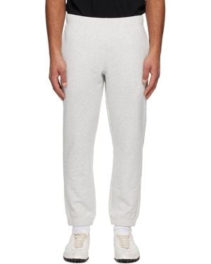 Aape By A Bathing Ape Pantalon De Survêtement Gris À Écusson À Logo - Blanc