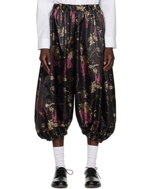 Comme des Garçons ブラック ジャカード トラウザーズ