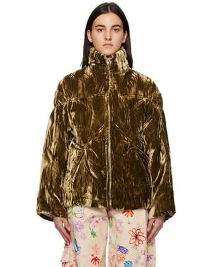 Collina Strada Khaki Star Jacket - Multicolour