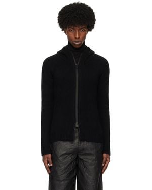HELIOT EMIL ブラック Inviola カシミヤ フーディ