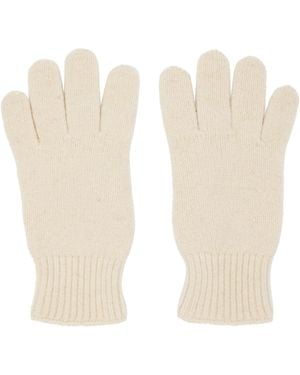 Baserange Off- Ribbed Gloves - Natural