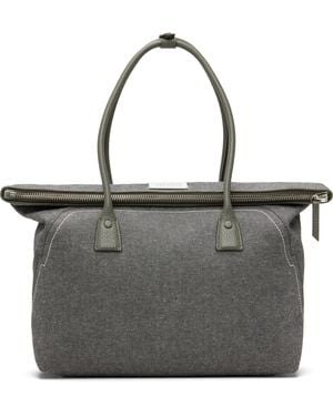 Maison Margiela グレー ミディアム 5Ac Shopping トートバッグ - ブラック