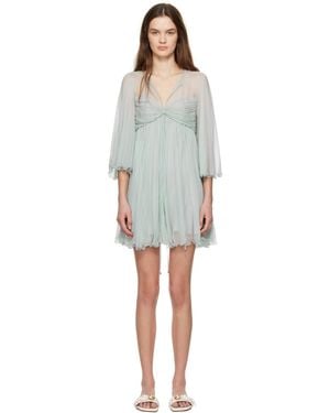 Chloé Pleated Minidress - Black