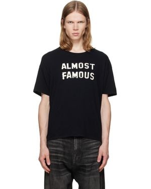 R13 'Almost Famous' Relaxed T-Shirt - Black